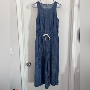 Nomad | Denim Blue Romper wide leg Garment | Size Small
